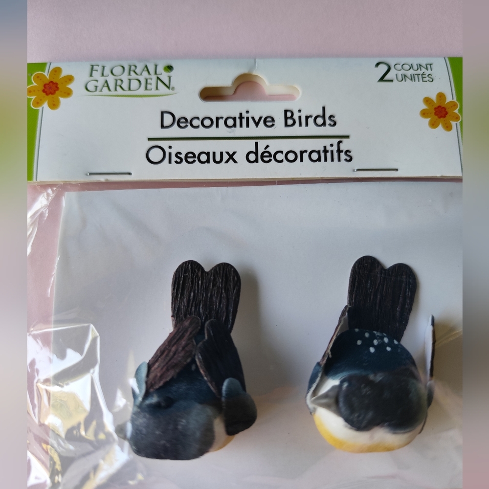 Free adds on🍭Floral garden decorative birds